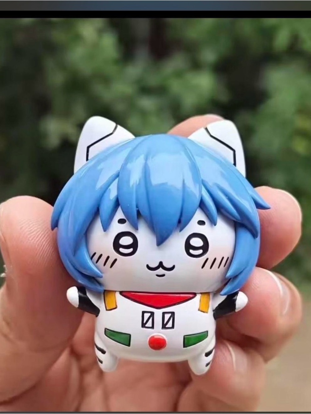 Usagi hachiware evangelion rei crossover figurine
